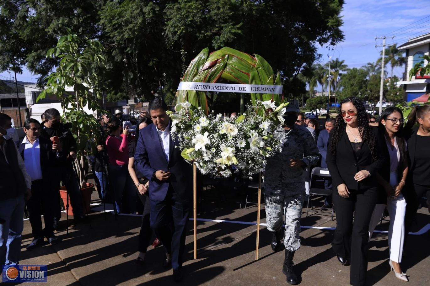 Encabeza Nacho Campos 143 aniversario del natalicio de Emiliano Zapata