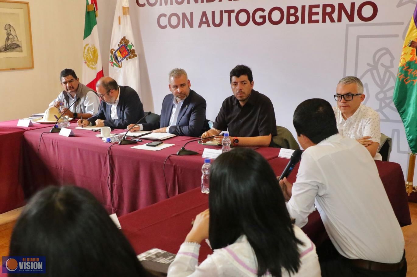 Bedolla restablece relación de Gobierno del Estado con pueblos mazahuas