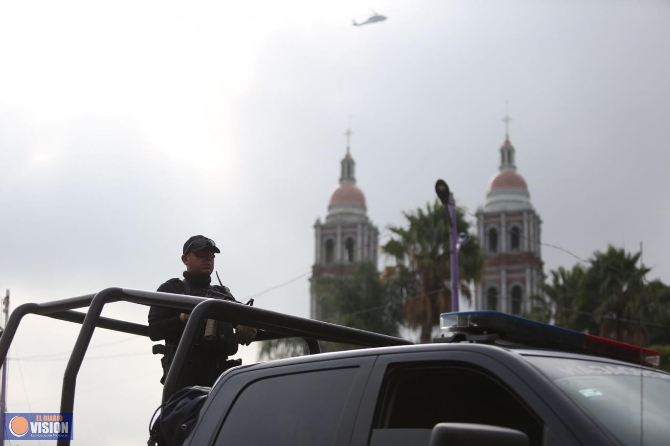 SSP, SEDENA y GN mantienen labores de la BOI, en Nuevo Parangaricutiro