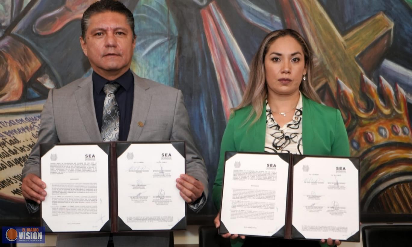 UMSNH y Sistema Estatal Anticorrupción signan convenio 