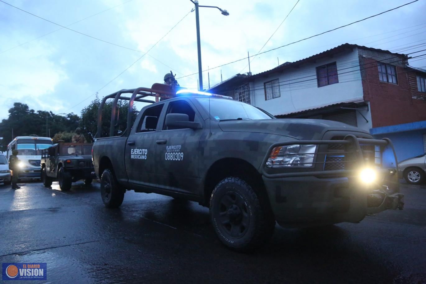 Por la tranquilidad en Uruapan, SSP y Sedena incrementan las tareas operativas