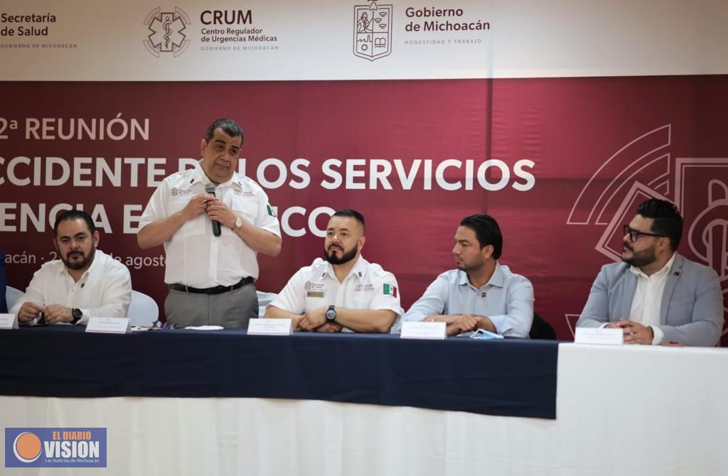 Michoacán, sede de la Segunda Reunión Centro Occidente de los Servicios de Emergencias