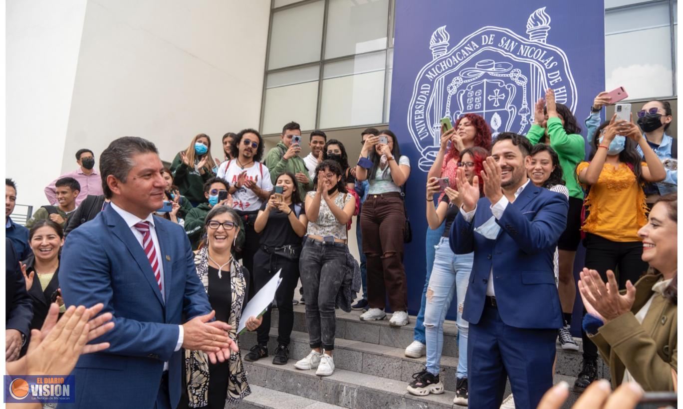 Dan bienvenida en la UMSNH a estudiantes extranjero 