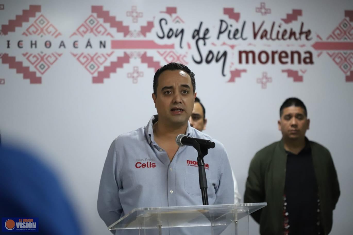 Morena avanza. Morena va al encuentro cercano con el pueblo de Michoacán