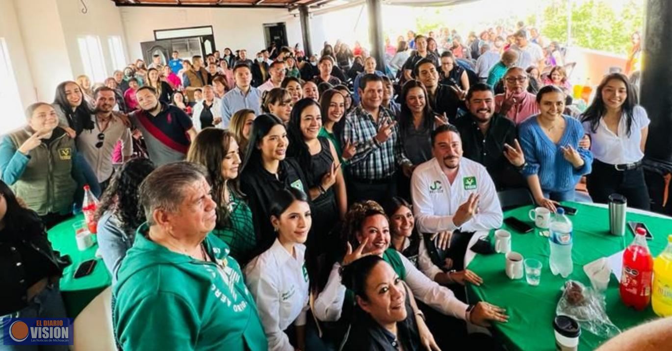 Consolida Partido Verde Morelia más de 30 comités vecinales