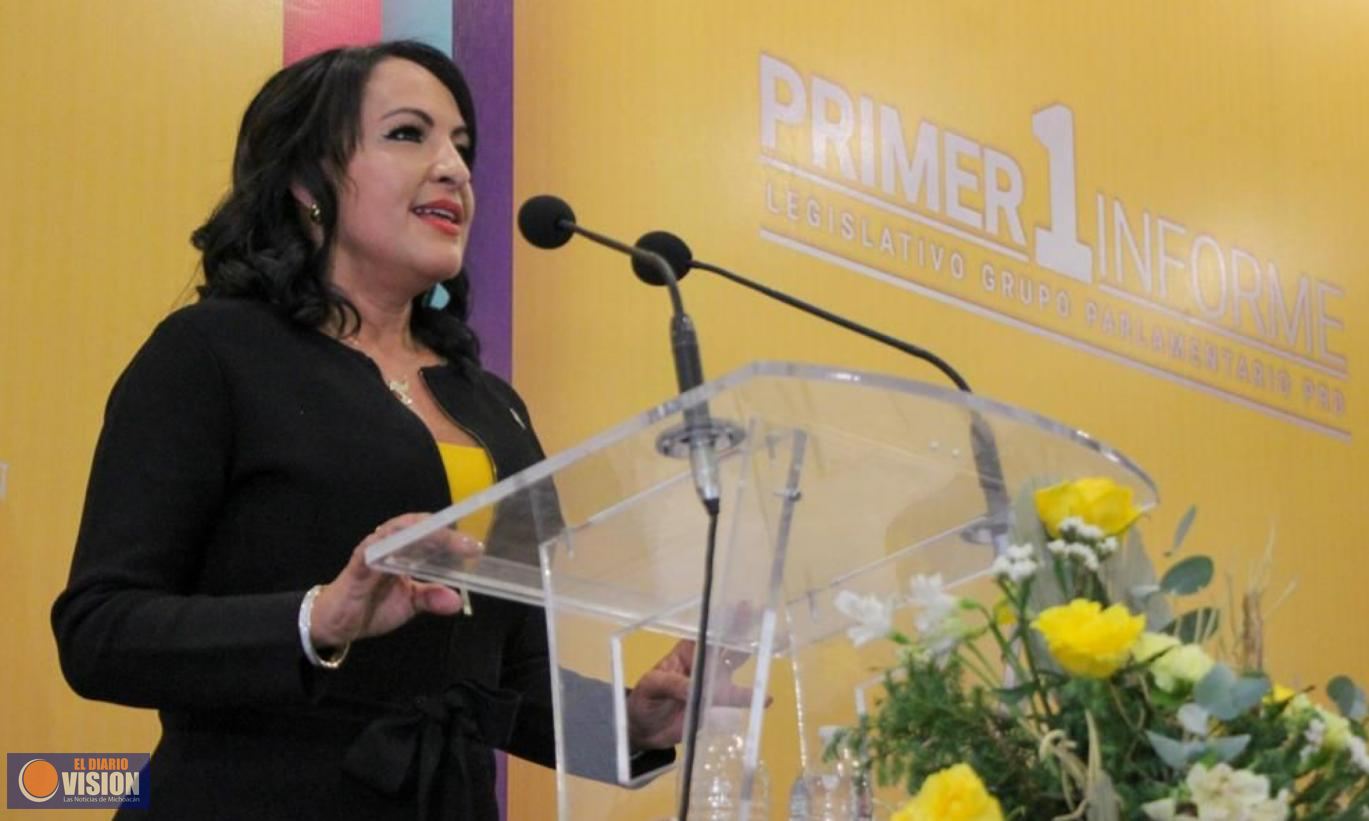 Presenta Lupita Díaz Chagolla su primer informe legislativo