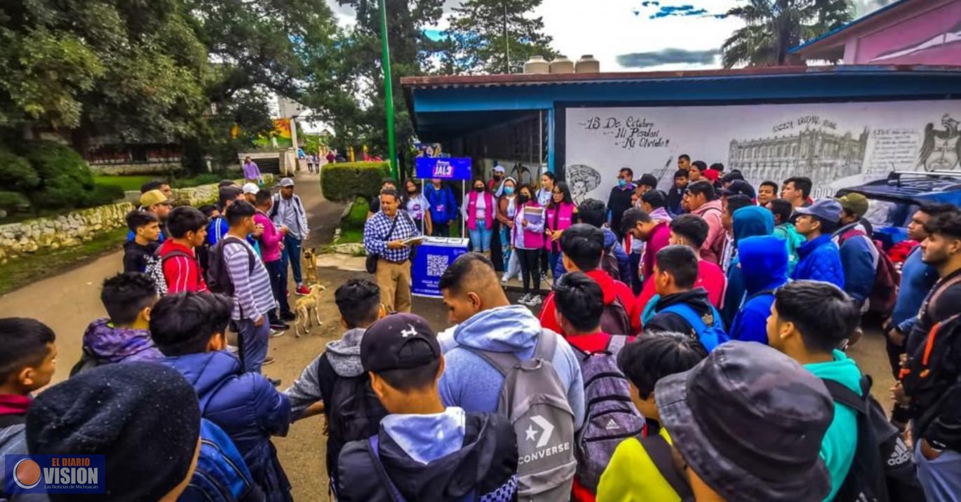 Normal de Tiripetío sí ¡Jala! A Transformar Michoacán