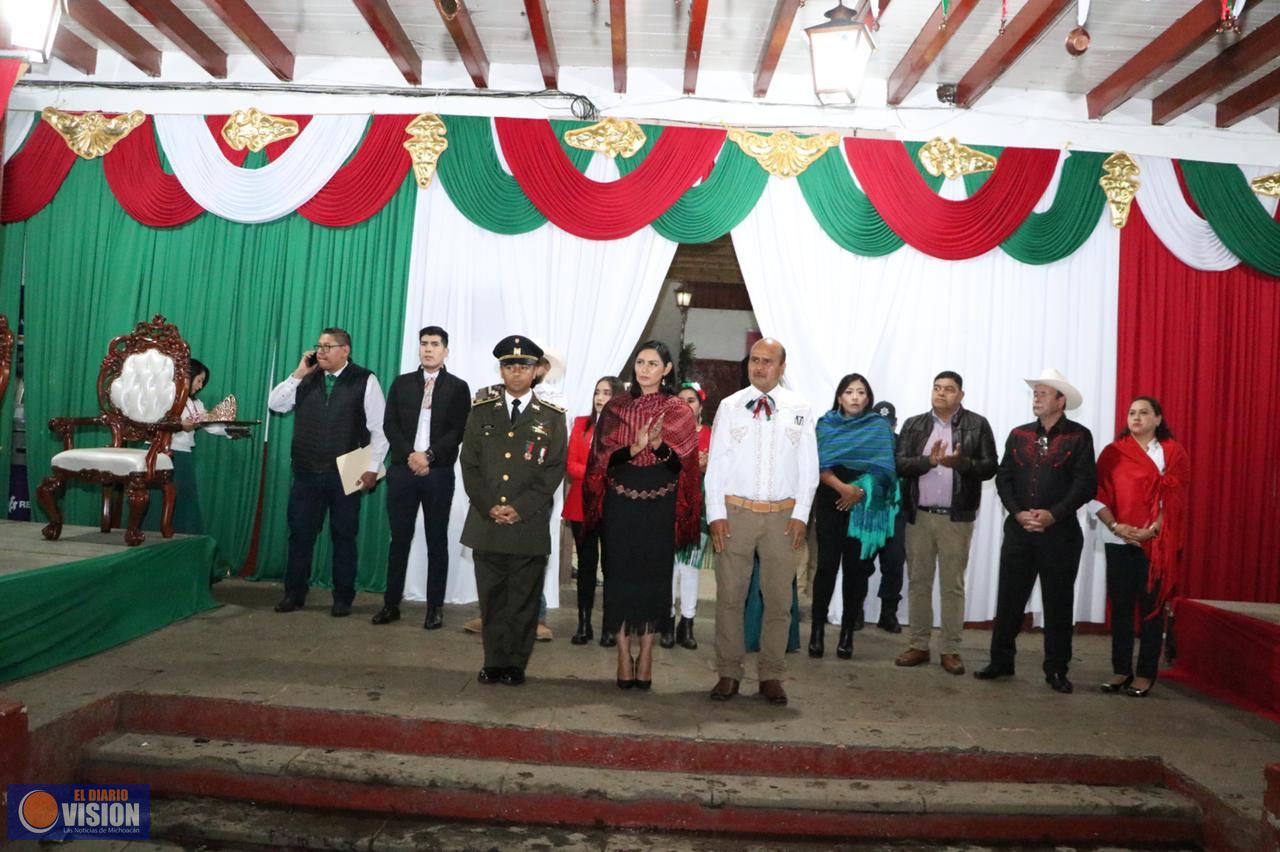 Celebran municipios en armonía Grito de Independencia