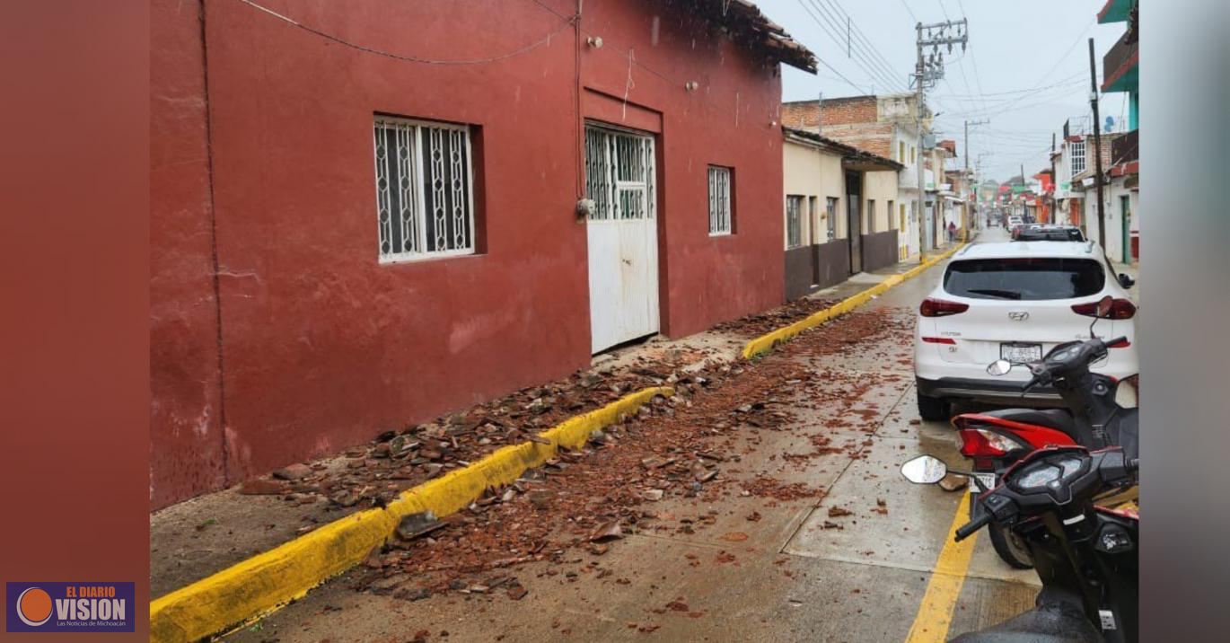 Atiende Gobierno de Michoacán afectaciones tras sismo en Coalcomán