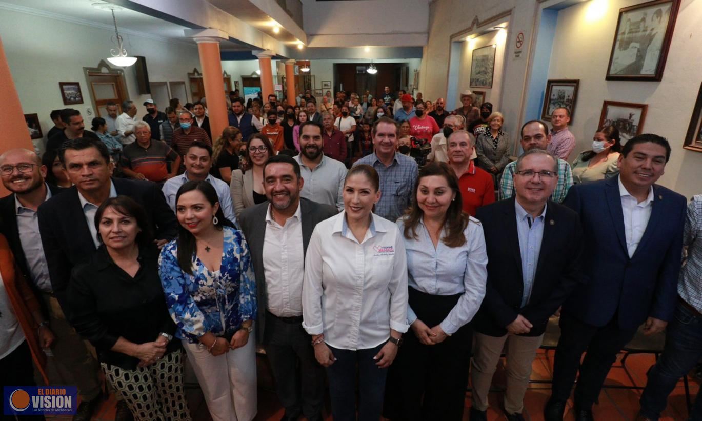 Presenta Informe Legislativo diputada Ivonne Pantoja ante panistas de Zamora