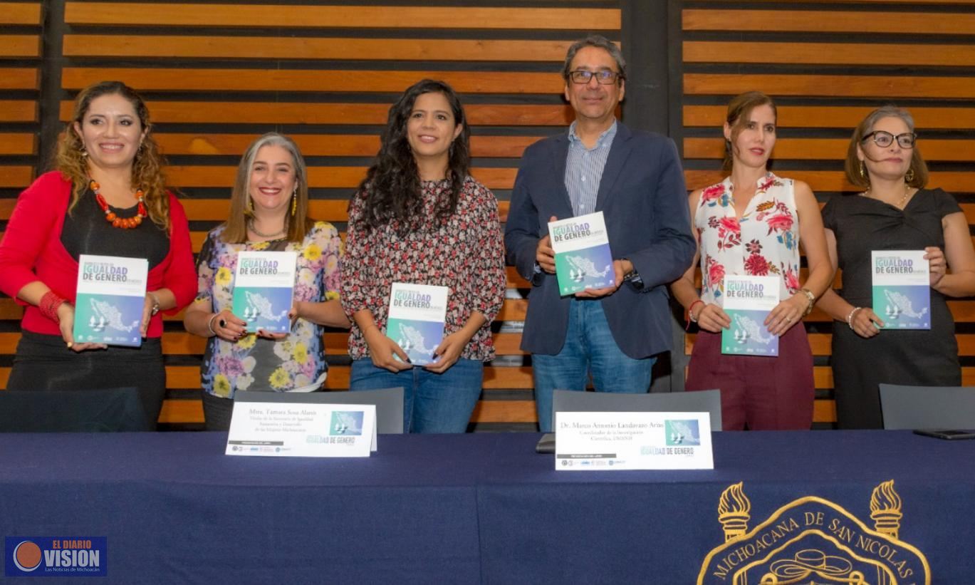 Investigadoras nicolaitas presentan libro sobre avances y retos en igualdad de género 