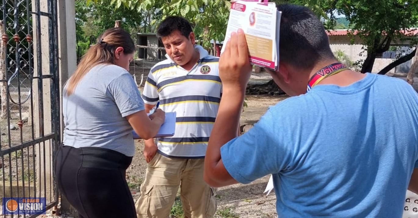 Con Barrio Bienestar, SSM brinda atención de salud mental a personas de municipios afectados