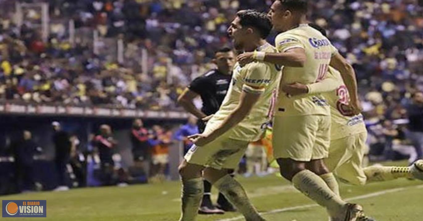 América golea al Puebla y se acerca a las Semifinales