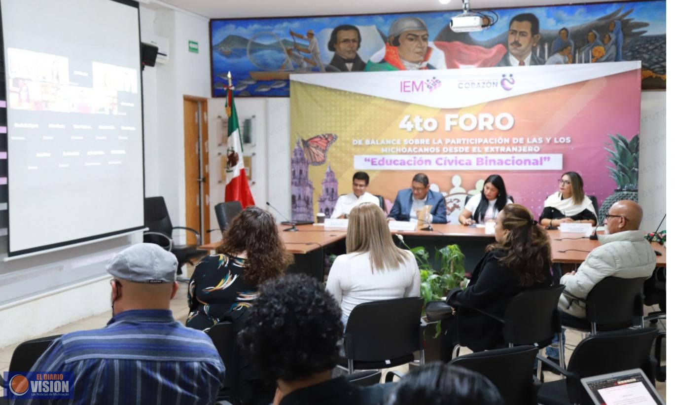 Fomenta el IEM construcción de ciudadanía binacional 