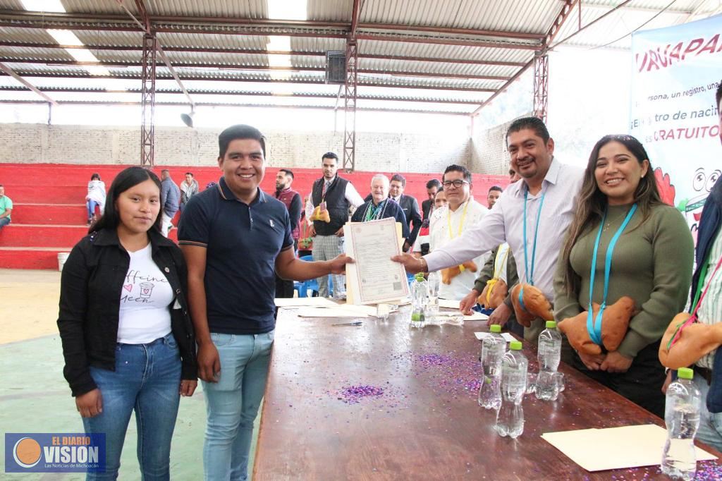 Realiza Segob trámites de identidad gratuitos en Capácuaro