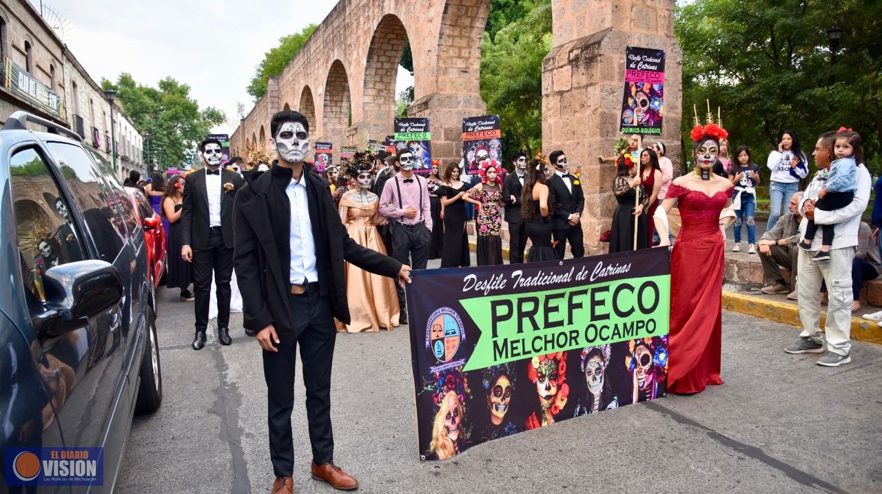 PREFECO, fundadora del Desfile de Catrinas y Catrines en Morelia