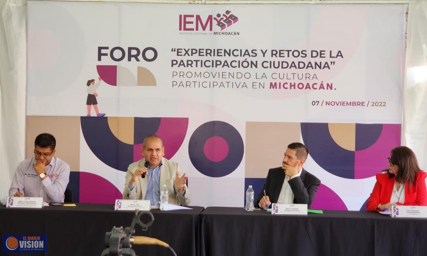 Cultura participativa, instrumento de vinculación para fortalecer la democracia: IEM