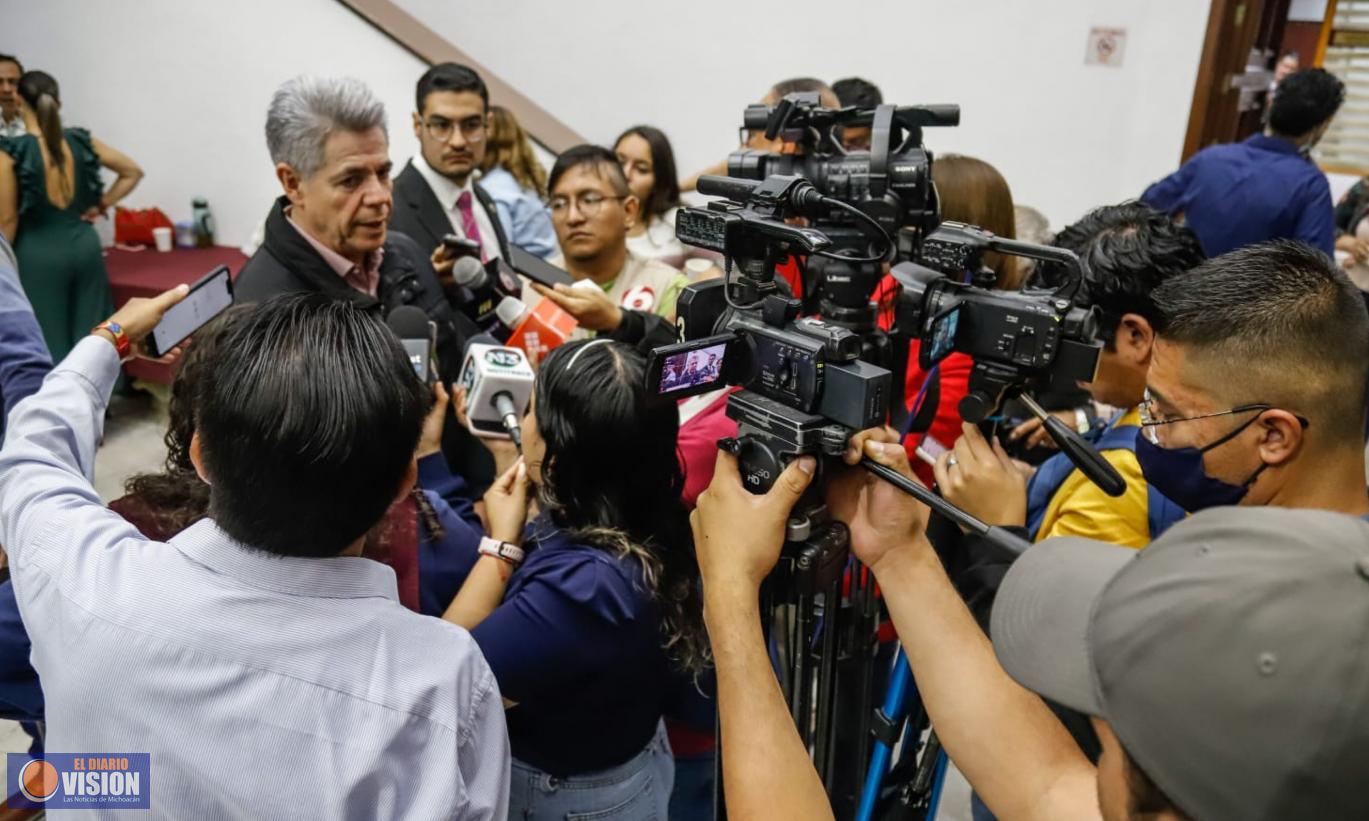 En Michoacán marcharemos por la democracia: Jesús Hernández 