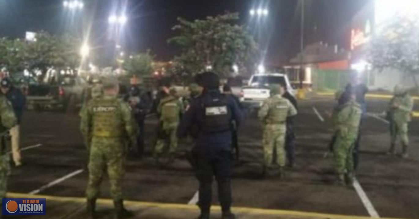 De manera interinstitucional, SSP mantiene labores operativas en Uruapan