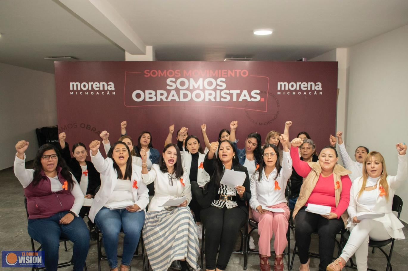 Nunca más mujeres invisibilizadas en el mundo: Morena Michoacán