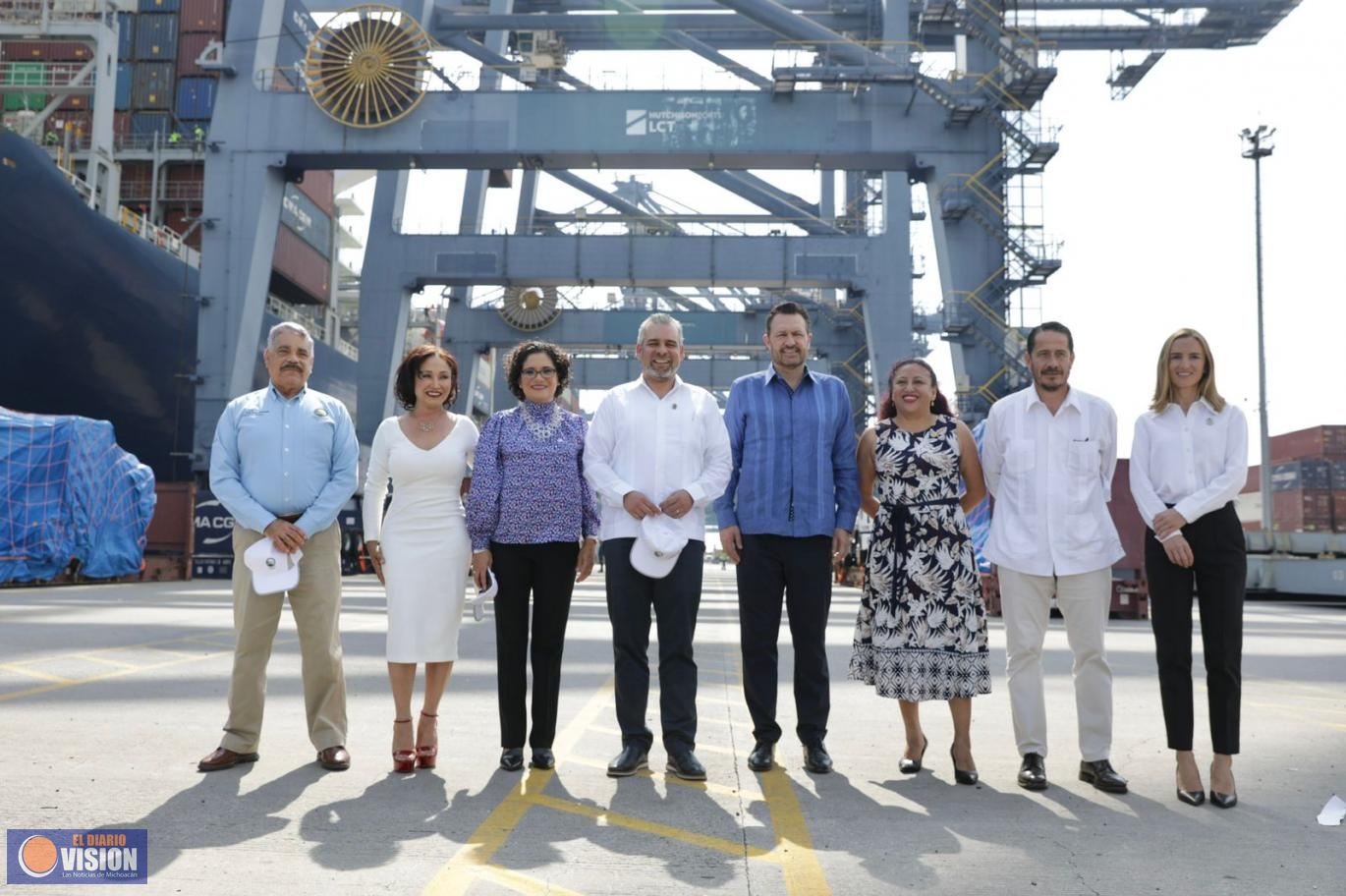 LC, con capacidad para convertirse en el Puerto del Bajío, coinciden Bedolla y Kuri