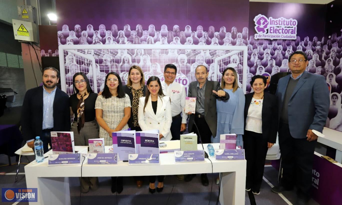 Michoacán presente en la #FIL2022, el IEM presentó sus productos editoriales 