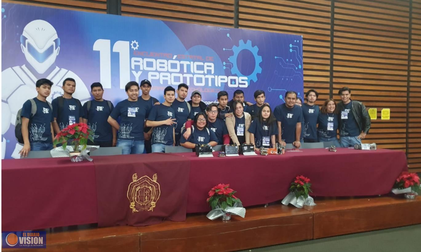 Nicolaitas obtienen excelentes resultados durante el 11º Encuentro Estatal de Robótica 