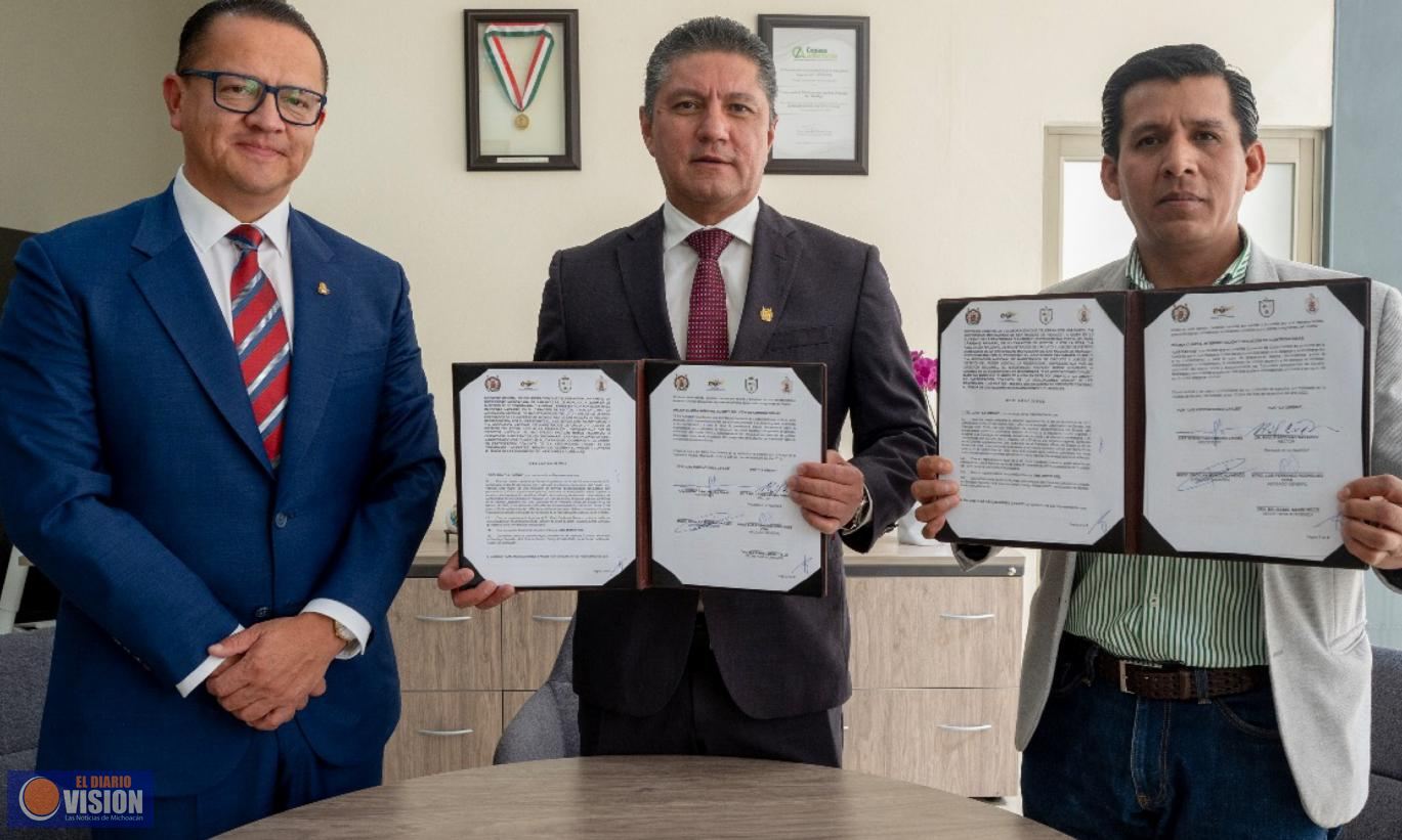 UMSNH y Asociaciones Civiles de magistrados y jueces firman convenio de colaboración 