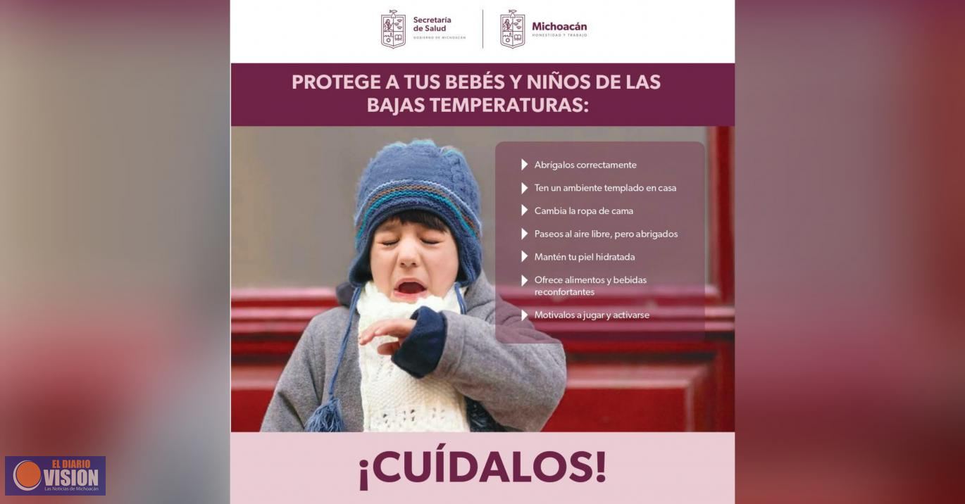 En temporada invernal recomienda SSM protegerse del frío