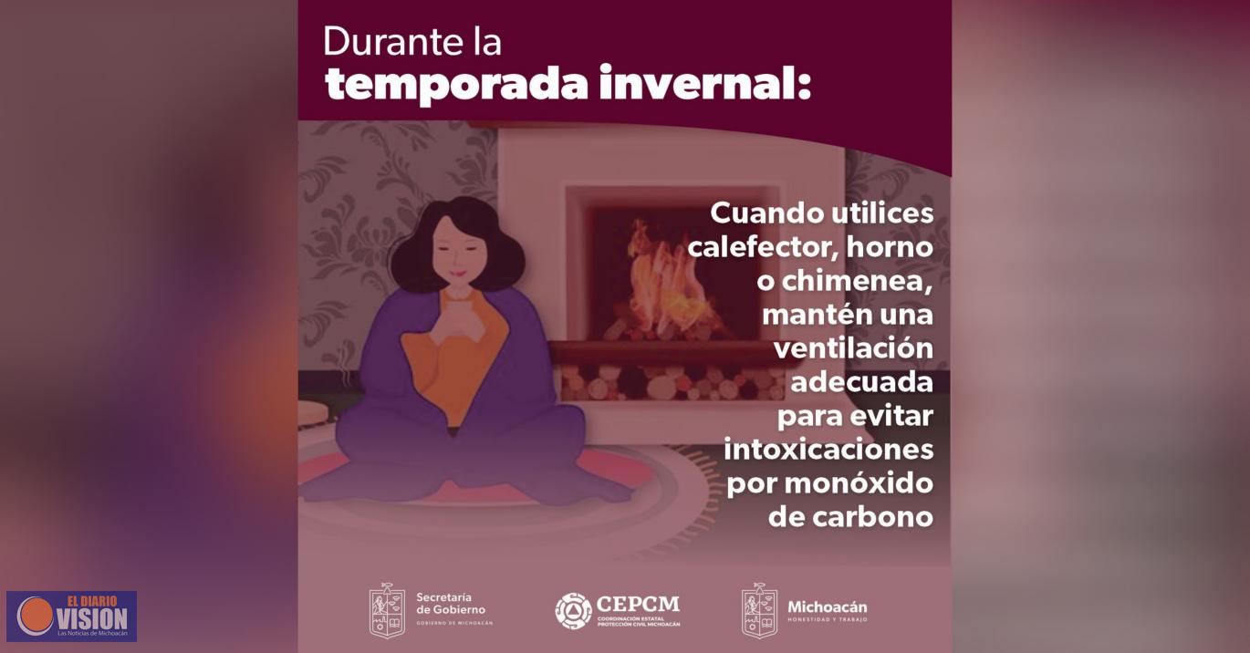 Exhorta Segob a seguir recomendaciones ante temporada invernal