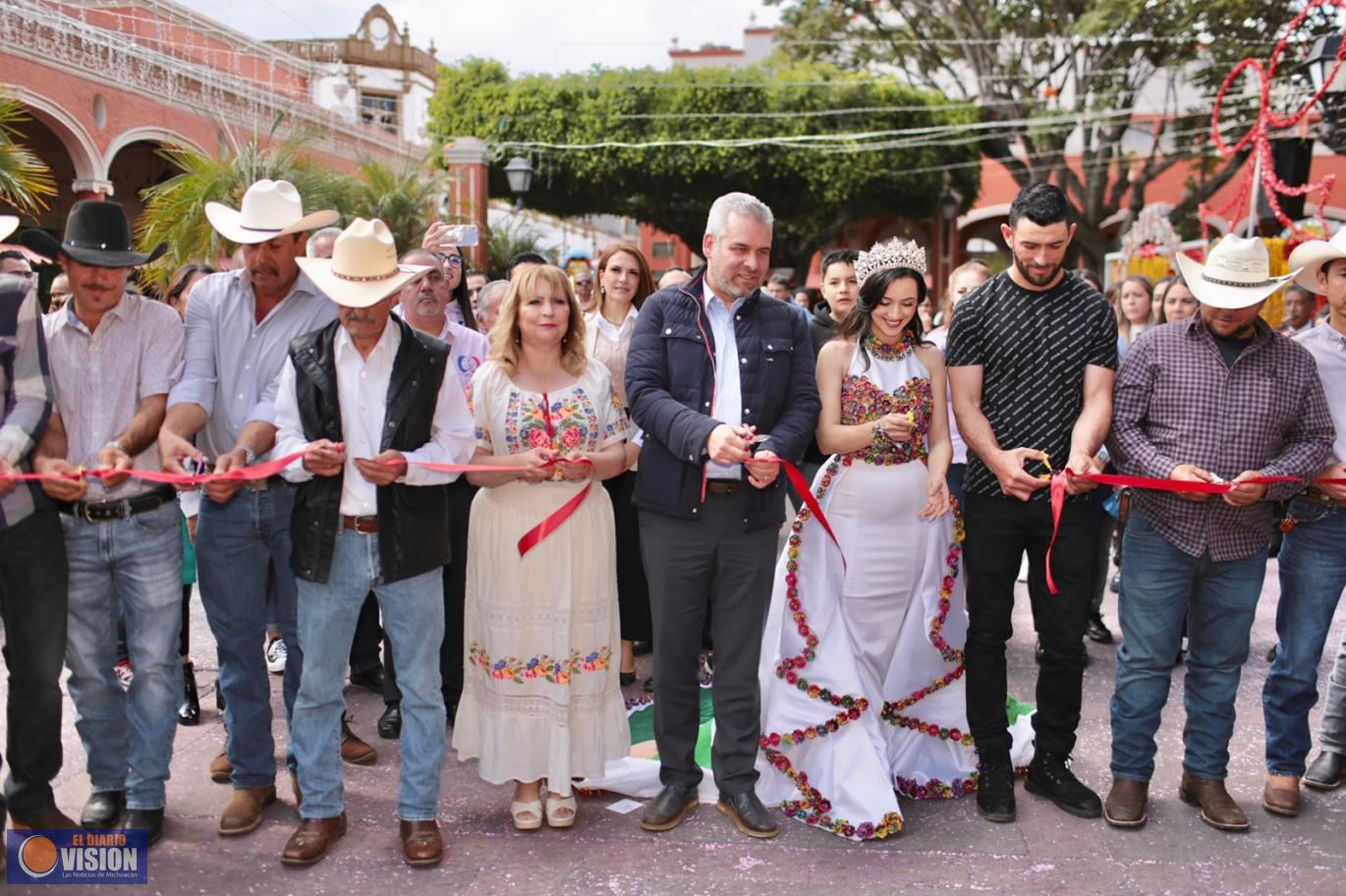 Inaugura Gobernador Feria del Queso Cotija