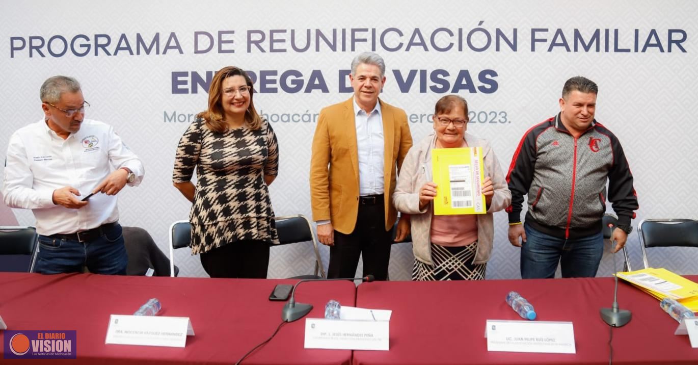 Estoy 100% a favor de la reunificación familiar para migrantes: Hernández Peña