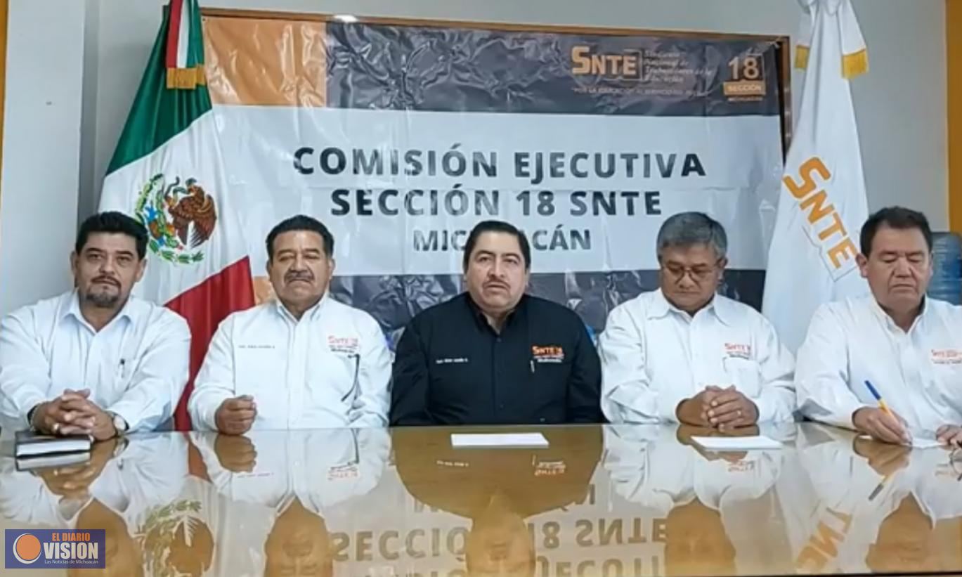 Refrenda SNTE 18 compromiso de actuar con honradez ante nombramientos irregulares 