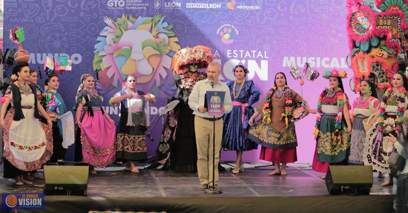 Inicia presencia de Michoacán en la Feria de León