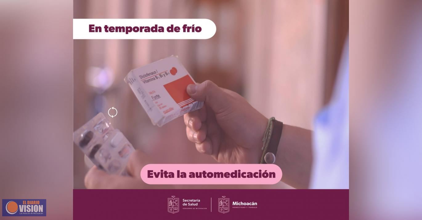 Invita SSM a evitar la automedicación ante cualquier cuadro gripal