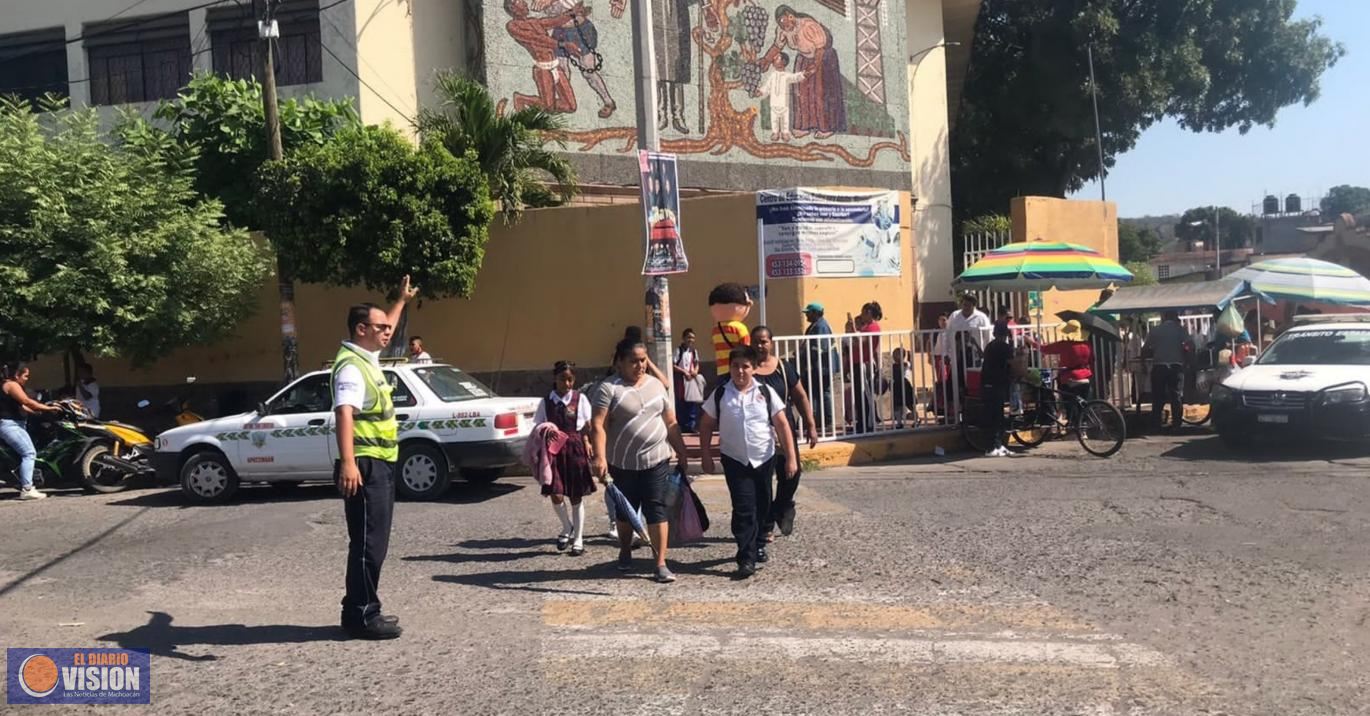 Refuerza Tránsito y Movilidad dispositivos de seguridad vial, en Morelia y municipios: SSP