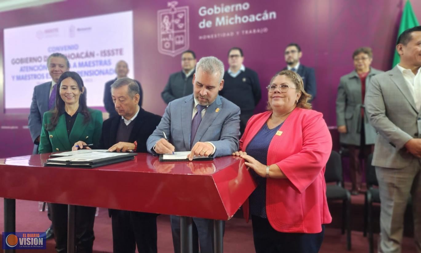 Garantiza 75 Legislatura recursos etiquetados para atender salud de docentes pensionados