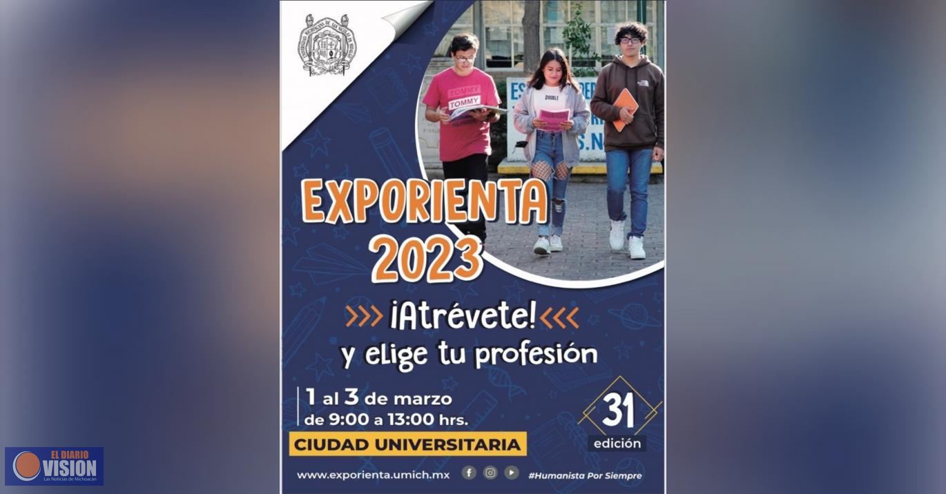 Cada vez más cerca la “ExpOrienta, atrévete a elegir” de la UMSNH