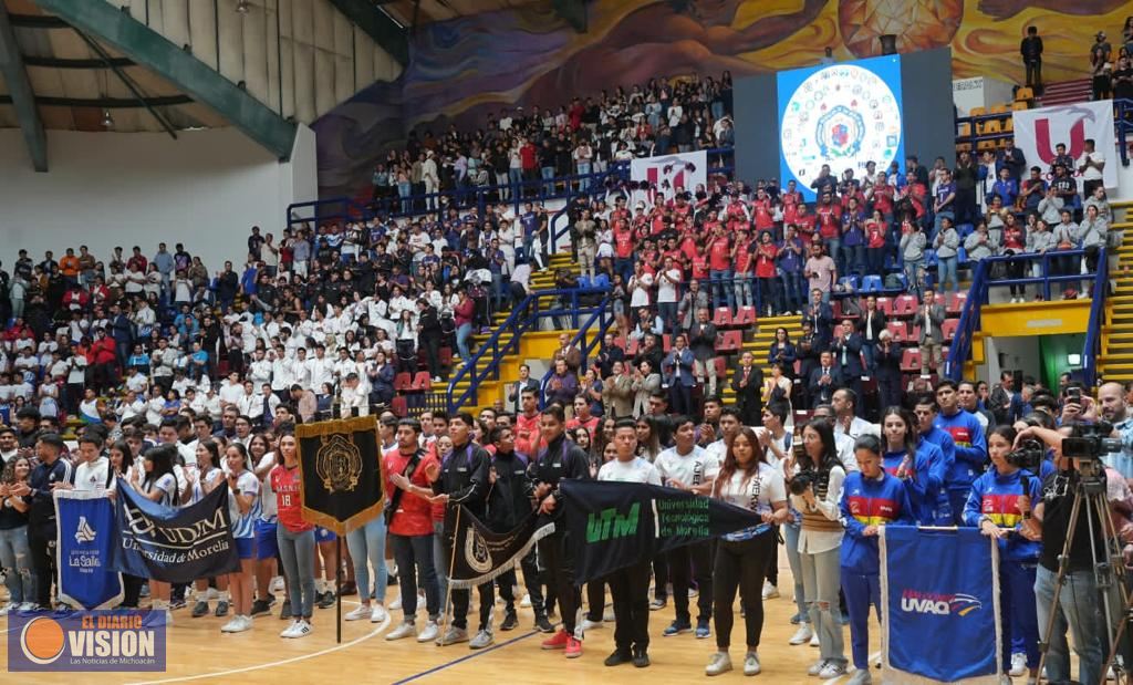 Seremos un sólo equipo representando a Michoacán en la Universiada: Rectora