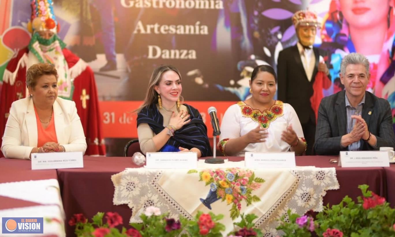 Promueve 75 Legislatura la Feria del Geranio en Tingambato, colorida riqueza cultural 