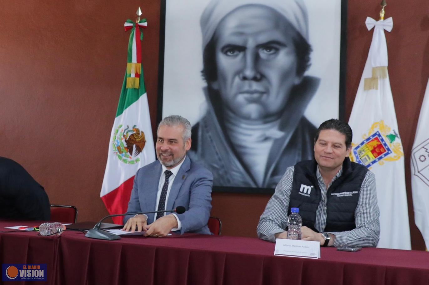 Gabinete estatal de seguridad acuerda acciones conjuntas para preservar la paz en Morelia