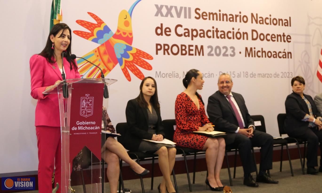 Recibe Michoacán seminario del Programa Binacional Docente: SEE