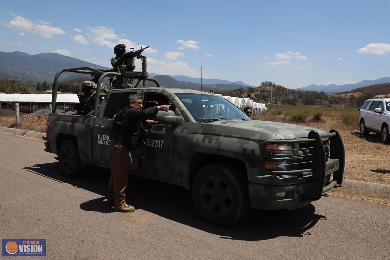 Guardia Civil, Guardia Nacional y Ejército repelen agresión en Zitácuaro