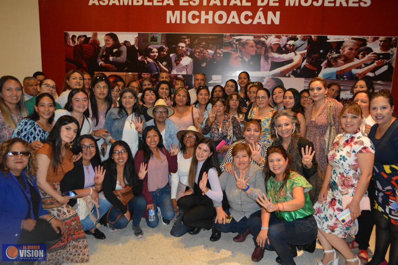 En aumento apoyo de las mujeres michoacanas a #EsClaudia