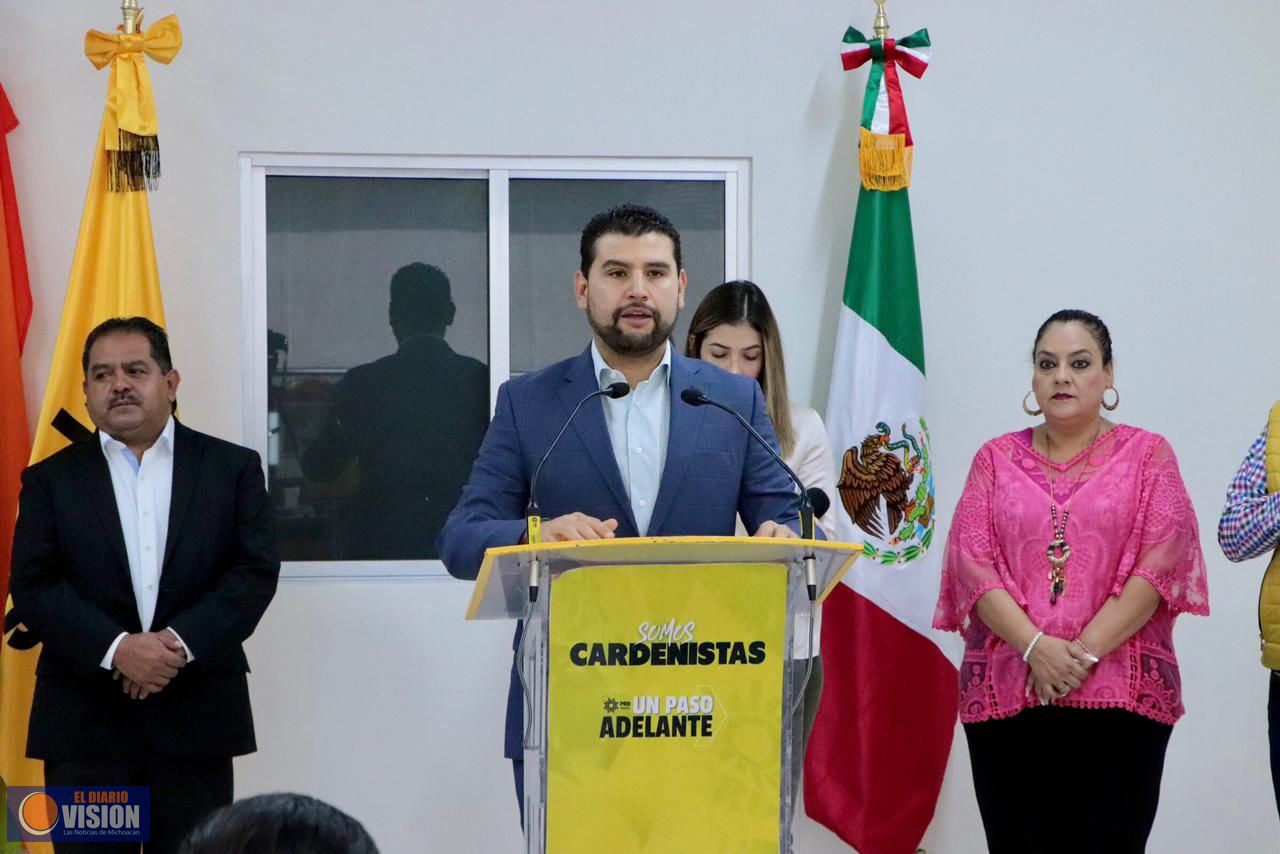 Reitera PRD, disposición de contribuir a la pacificación en Michoacán