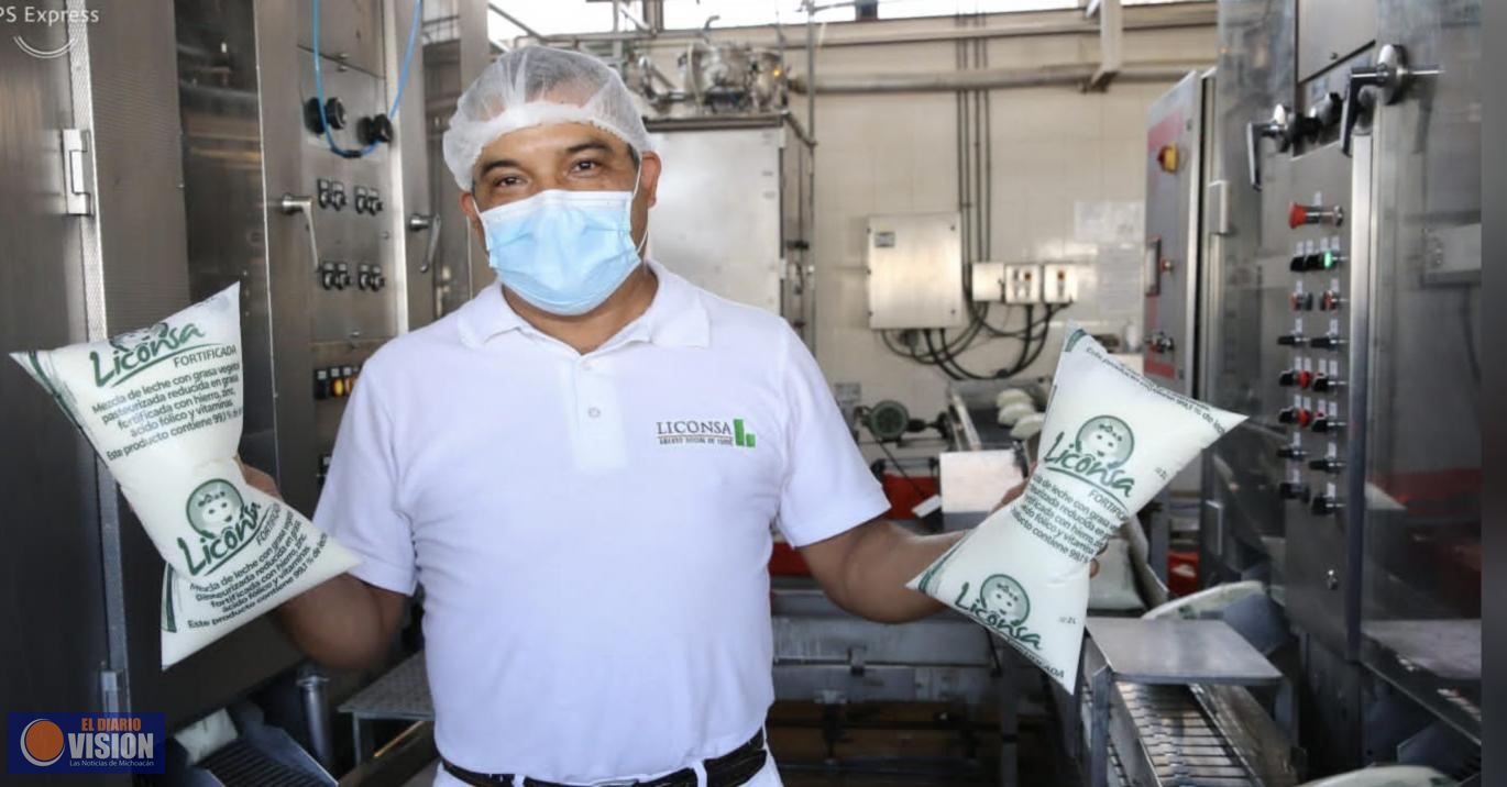 Aumenta 25% el acopio de leche en planta Liconsa: Sader