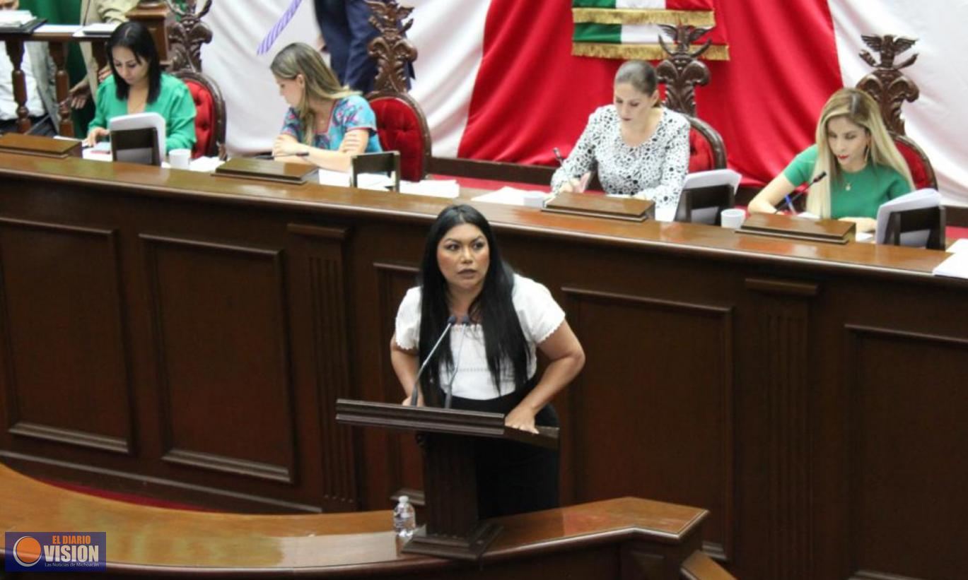 Presenta Brenda Fraga, iniciativa para armonizar en Michoacán Ley Desaparición 