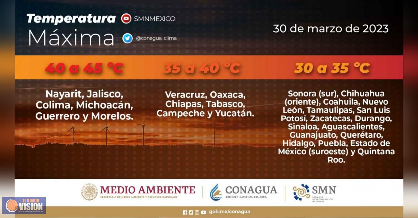 *Ante ola de calor en Michoacán, pide PC tomar precauciones