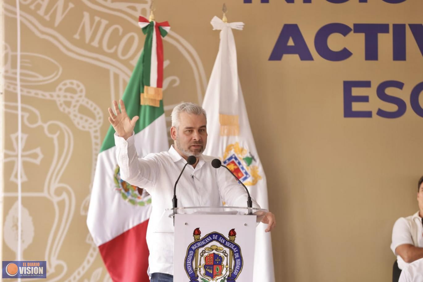 Lanza Gobierno de Michoacán licitación para conclusión del campus nicolaita en Zamora