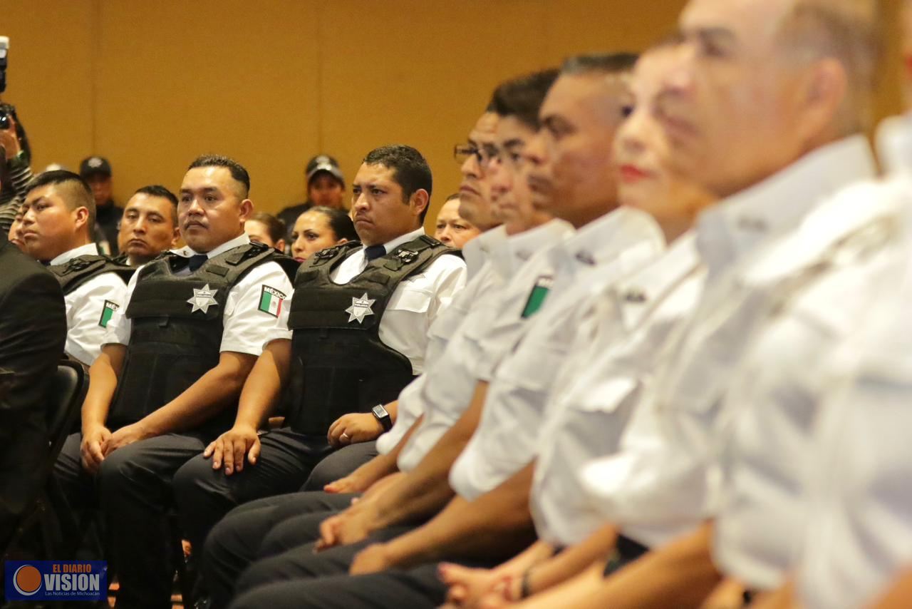 Policía Auxiliar llevará la seguridad de la agroexportación del aguacate michoacano: Bedolla